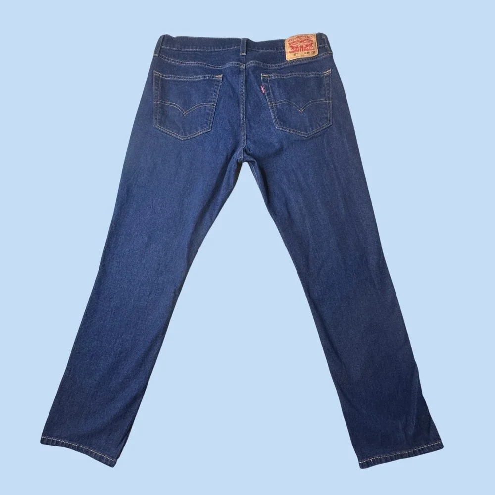 Levi's 511 Jeans Mens 36x32 (35x28) Blue Slim Fit Dark Wash Stretch Denim Pants